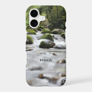 Forest Stream custom monogram phone cases