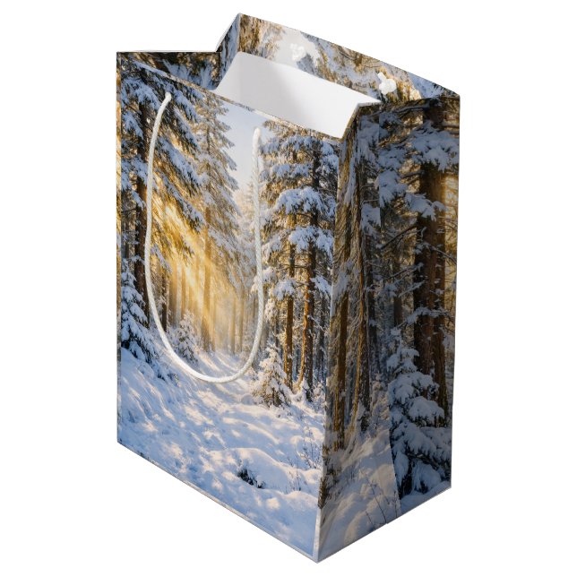 Forest Sunlight • Premium Gift Bag (Back Angled)