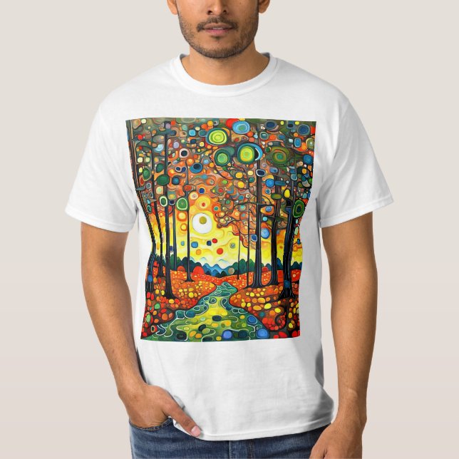 Forest Sunset 3 T-Shirt (Front)