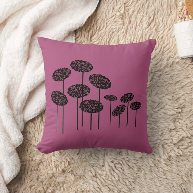 Forest  throw pillow (Blanket)