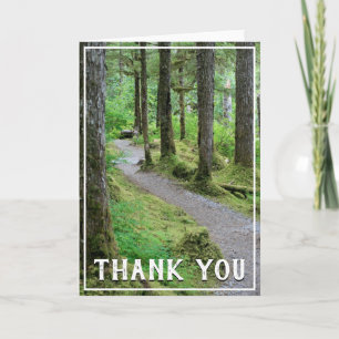 Forest Trail Thank You Card