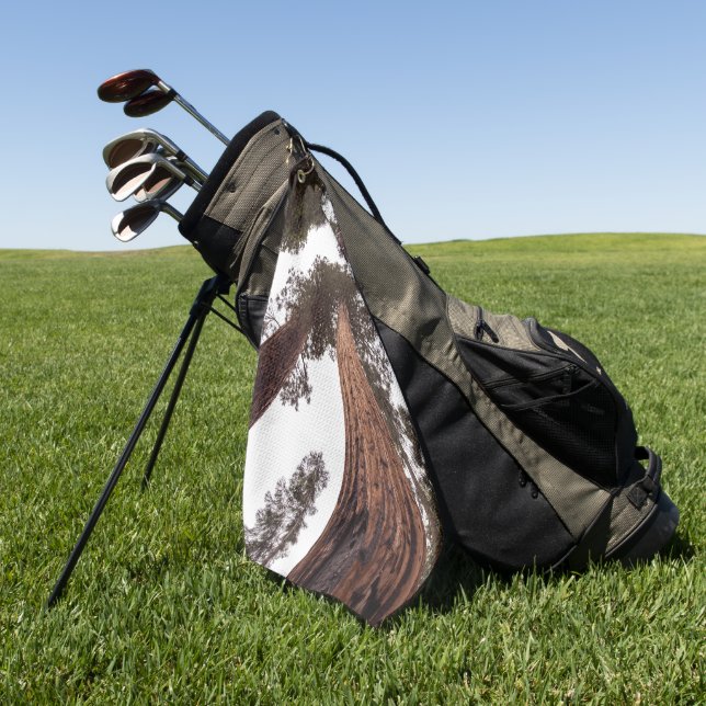 forest, tree golf towel (Green)