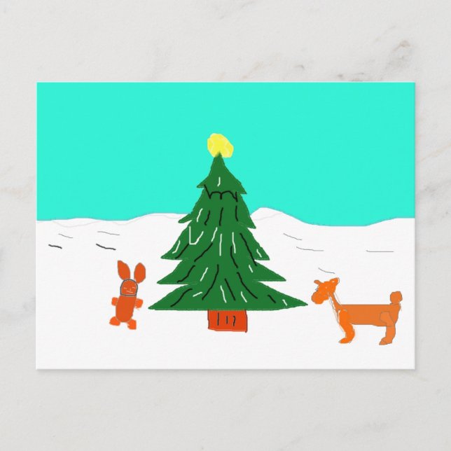 Forest Tree Postcard (Front)
