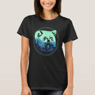 Forest Trees Brown Bear Nature Wildlife Animal Be T-Shirt