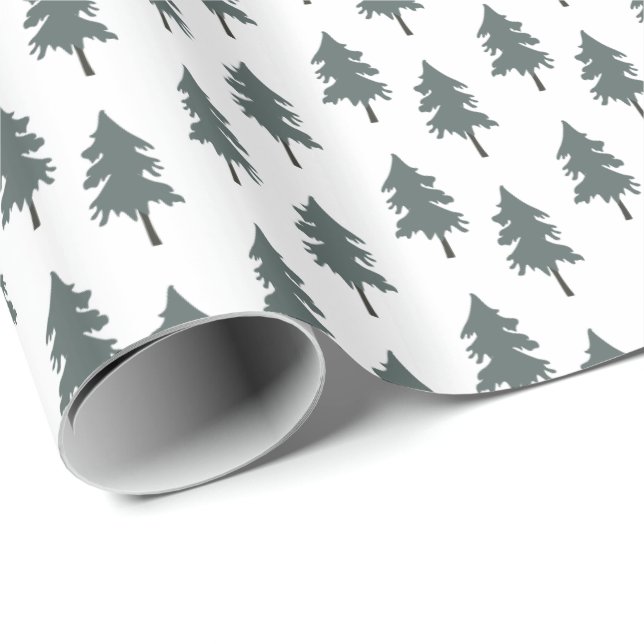 Forest trees. Desert Life. goes w Foxes card Wrapping Paper (Roll Corner)