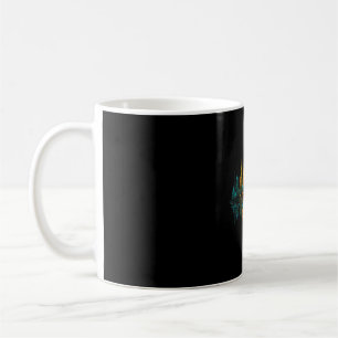 Forest trees lake reflection wildlife outdoor coffee mug