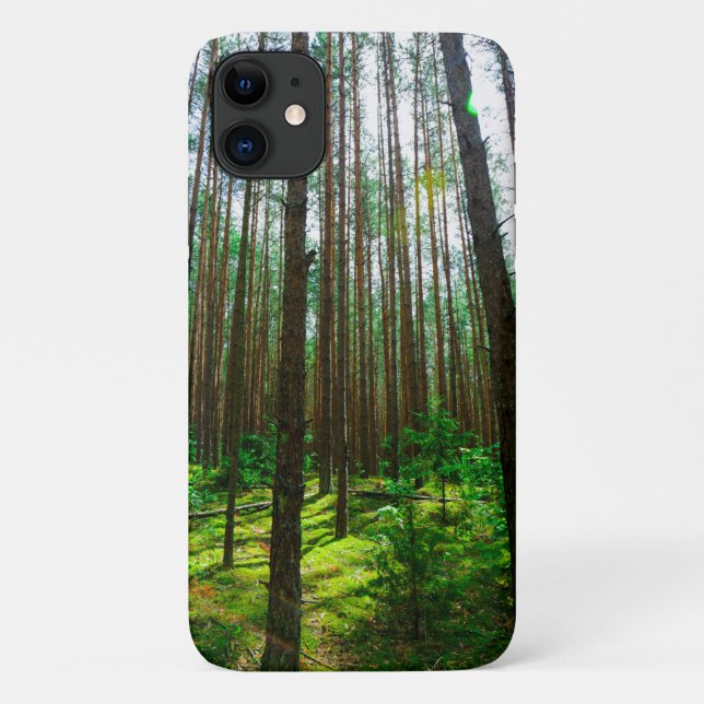 Forest Trees Sky Belarus Nature iPhone 11 Case (Back)