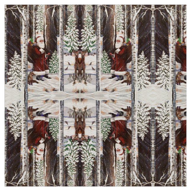 Forest Visitor 2 Fabric (Swatch)