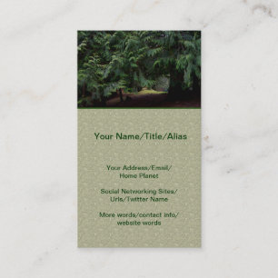 Forest Walk Business Card