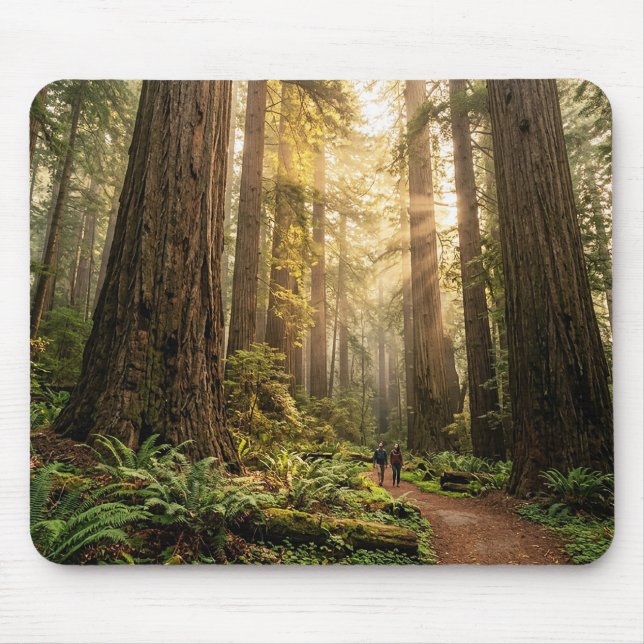 Forest Walk Mouse Pad (Front)