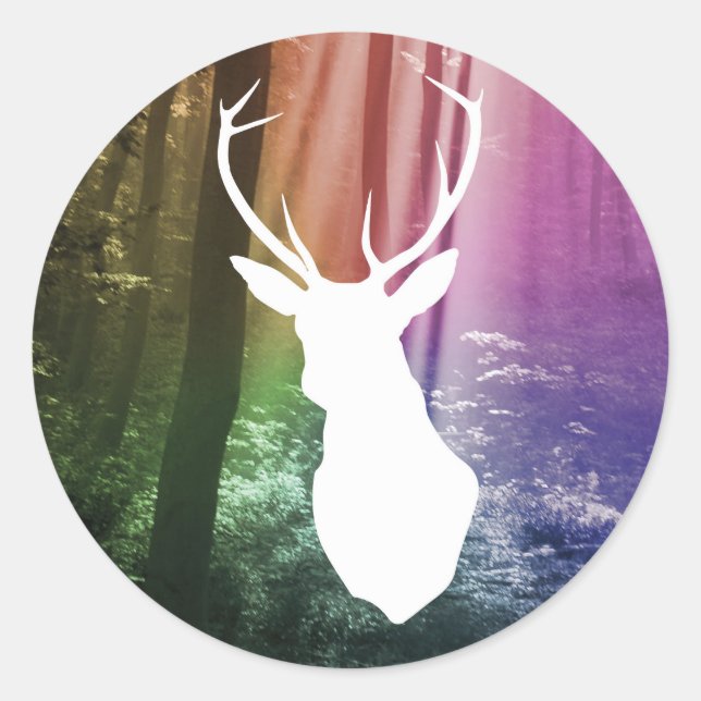 Forest Watcher Classic Round Sticker (Front)