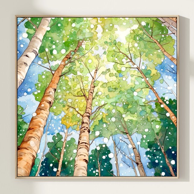 Forest Watercolor Painting Art Print  (Creator Uploaded)