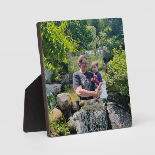 forest waterfall trees outdoor nature  plaque
