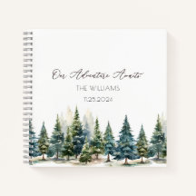 Forest Wedding Guest Green Book Pine Trees