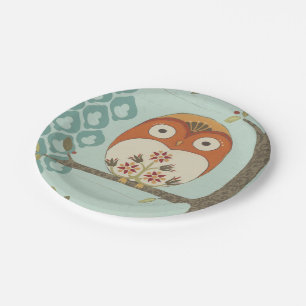 Forest Whimsy I Paper Plate