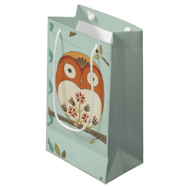 Forest Whimsy I Small Gift Bag (Front Angled)
