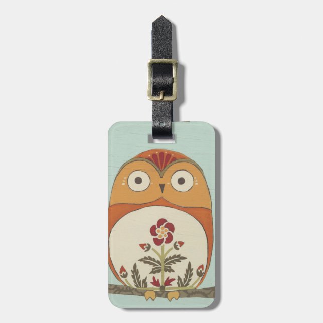 Forest Whimsy II Luggage Tag (Front Vertical)