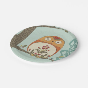 Forest Whimsy II Paper Plate