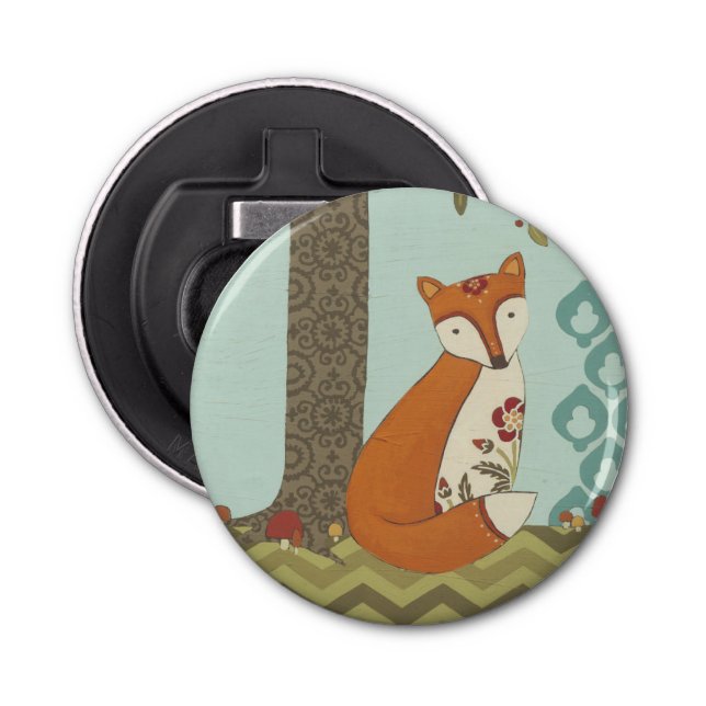 Forest Whimsy III Bottle Opener (Front)