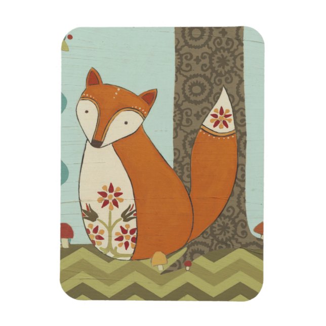 Forest Whimsy IV Magnet (Vertical)