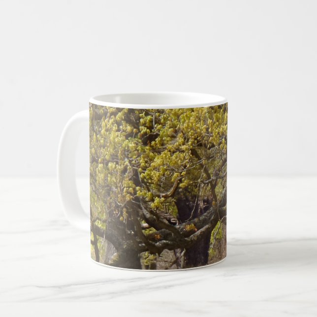 Forest White Coffee Mug (Front Left)