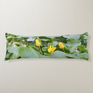 Forest Wildflowers – Botanical Nature Photography Body Cushion
