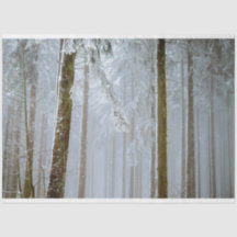 Forest Winter 12 Decoupage Tissue Paper