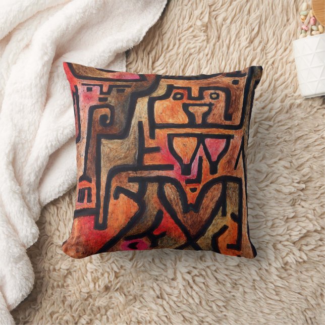 Forest Witch, Paul Klee Abstract Art Cushion (Blanket)