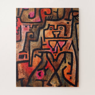 Forest Witch, Paul Klee Abstract Art Jigsaw Puzzle