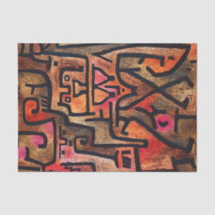 Forest Witch, Paul Klee Abstract Art Tissue Paper