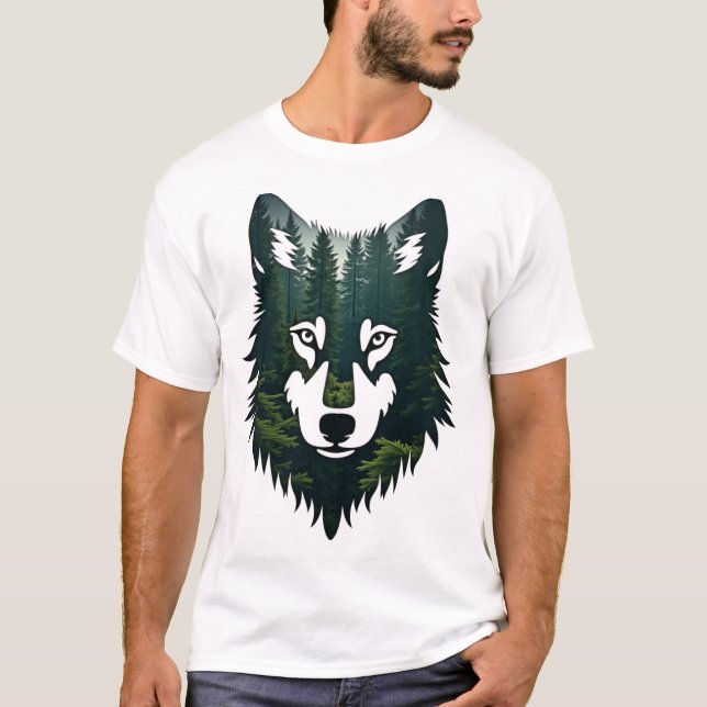 Forest Wolf T-Shirt (Front)