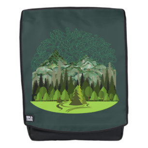 Forest, Wood, Nature Backpack