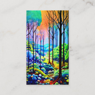 Forest Wood Trail Business Card