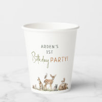 Forest Woodland Animals Kids Birthday Party