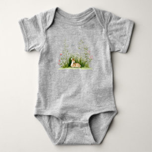 Forest Woodland Baby Deer  Bodysuit