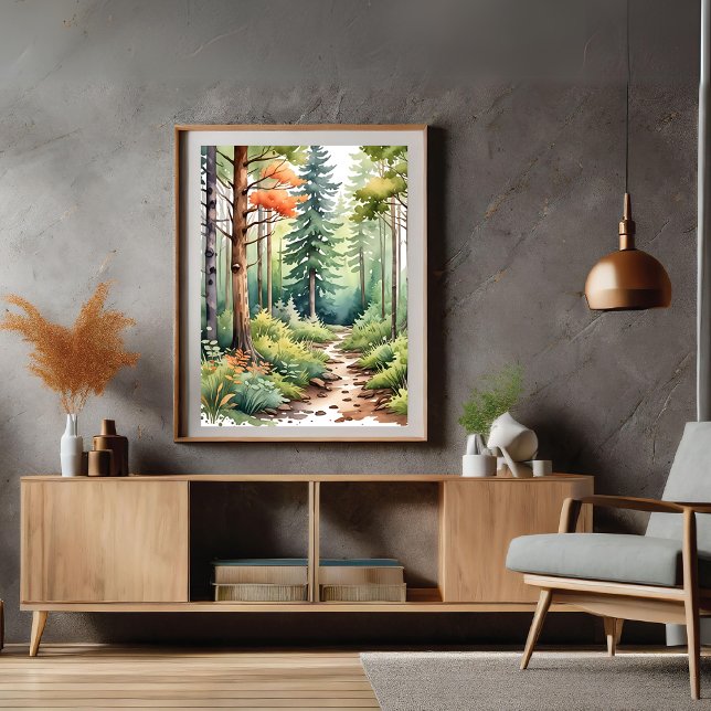 Forest Woodsy Magic Landscape Poster (Forest Woodsy Magic Landscape Poster)