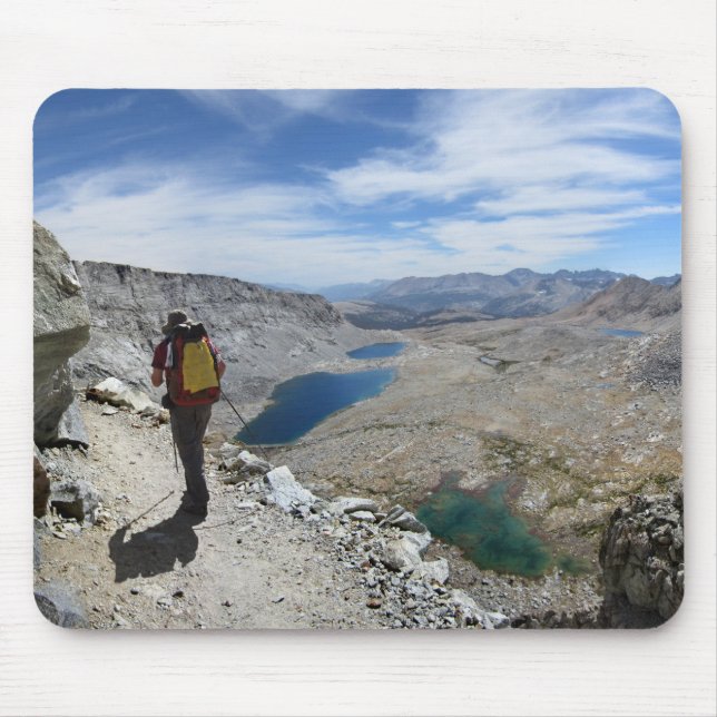 Forester Pass Switchbacks 2 - John Muir Trail Mouse Pad (Front)