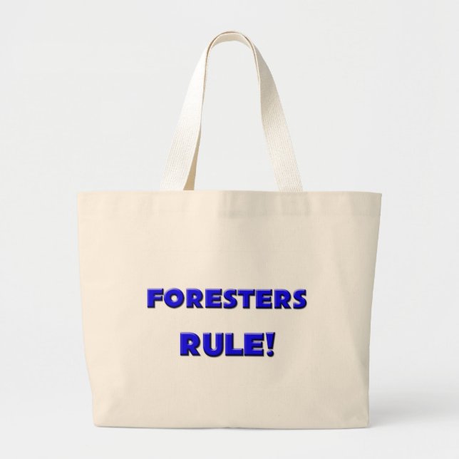 Foresters Rule! Large Tote Bag (Front)