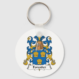 Forestier Family Crest Key Ring
