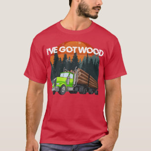 Forestry Logging Lumberjack Truck Driver T-Shirt