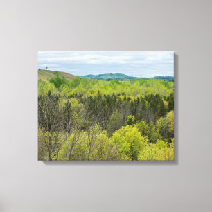 Forests and Hills of Black River Falls Wisconsin Canvas Print