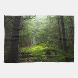 Forests Auvergne France Tea Towel