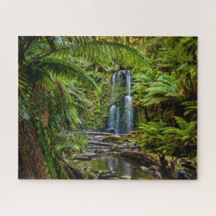 Forests Beauchamp Falls Australia Jigsaw Puzzle
