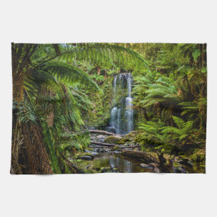 Forests Beauchamp Falls Australia Tea Towel