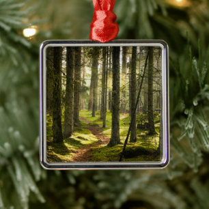 Forests   Boreal Forest Sweden Metal Tree Decoration