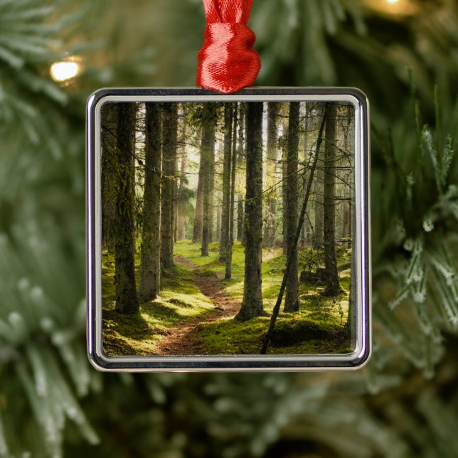 Forests | Boreal Forest Sweden Metal Tree Decoration (Tree)