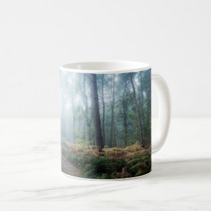 Forests Dark Foggy Woods Norfolk UK Coffee Mug