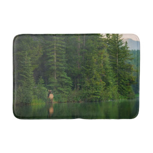 Forests Elk at Banff National Park Alberta Bath Mat