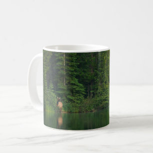 Forests Elk at Banff National Park Alberta Coffee Mug