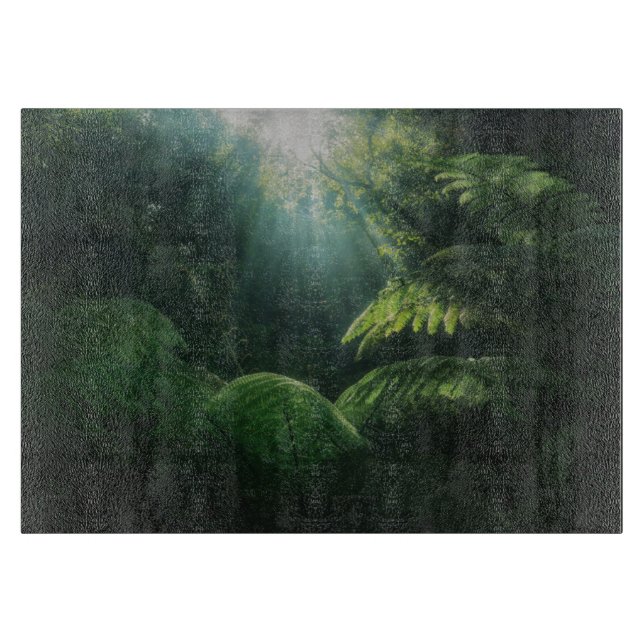 Forests | Ferns in Rainforest Cutting Board (Front)